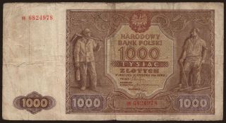 1000 zlotych, 1946