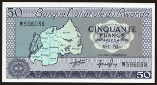 50 francs, 1976