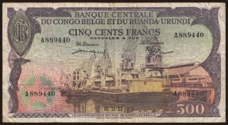500 francs, 1957