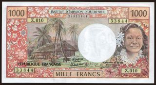 1000 francs, 1985