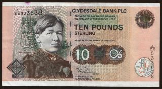 Clydesdale Bank, 10 pounds, 2003
