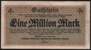 Zwickau/ Sächsisches Steinkohlen-Syndikat m.b.H., 1.000.000 Mark, 1923