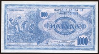 1000 denari, 1992