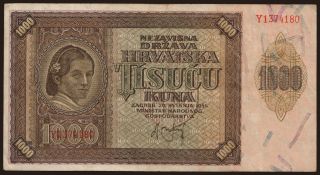 1000 kuna, 1941