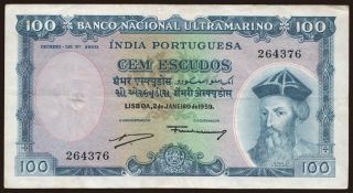 100 escudos, 1959