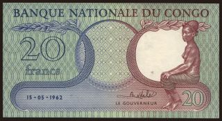 20 francs, 1962