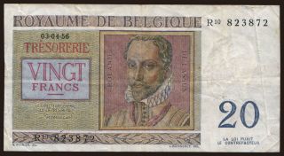 20 francs, 1956