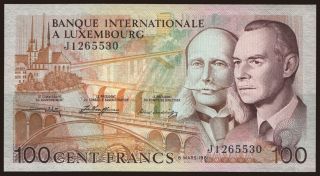 100 francs, 1981