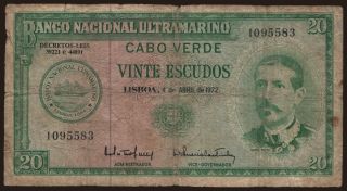 20 escudos, 1972
