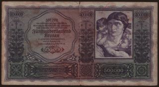 500.000 Kronen, 1922