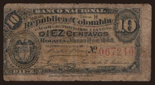 10 centavos, 1888