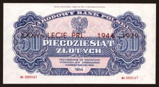 50 zlotych, 1944(1979), reprint