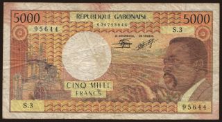 5000 francs, 1978