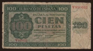 100 pesetas, 1935