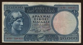 20.000 drachmai, 1949