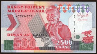 2500 francs, 1993