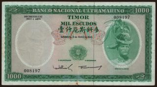 1000 escudos, 1968