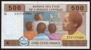 Cameroun, 500 francs, 2002