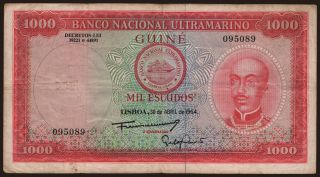 1000 escudos, 1964