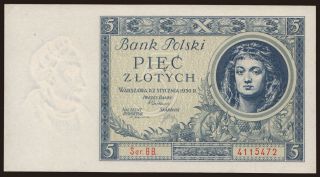 5 zlotych, 1930