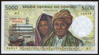 5000 francs, 1984