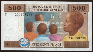 Congo, 500 francs, 2002
