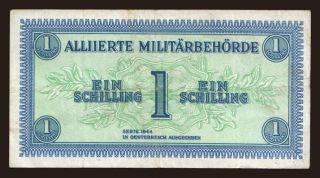 1 Schilling, 1944, MILITARY AUTHORITY