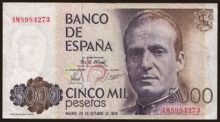 5000 pesetas, 1979