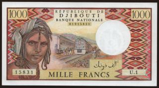 1000 francs, 1979