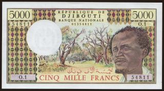 5000 francs, 1979