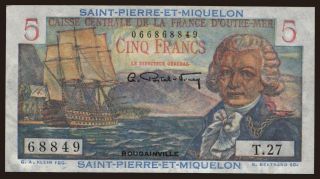 5 francs, 1950