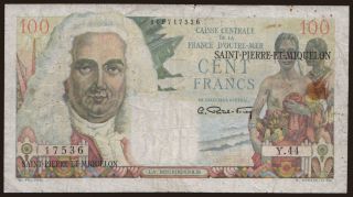 100 francs, 1950