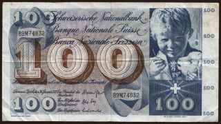 100 francs, 1972