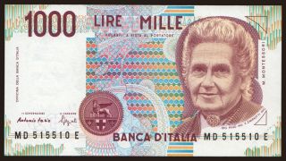 1000 lire, 1994