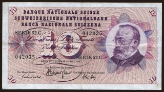 10 francs, 1968