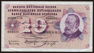 10 francs, 1963