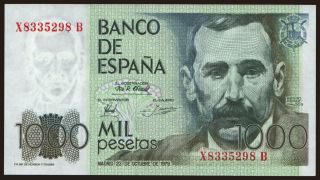 1000 pesetas, 1979