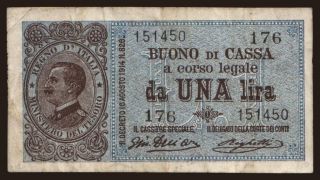 1 lira, 1917