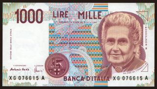 1000 lire, 1999