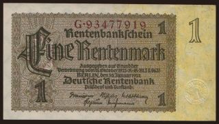 1 Rentenmark, 1937
