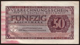Wehrmacht, 50 Reichsmark, 1944