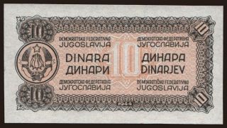 10 dinara, 1944, trial