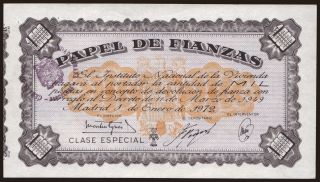 Papel de Fianzas, 1000 pesetas, 1972