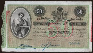 50 pesos, 1896