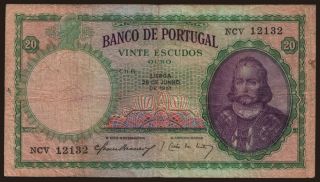 20 escudos, 1951
