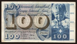 100 francs, 1965