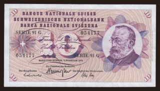 10 francs, 1975