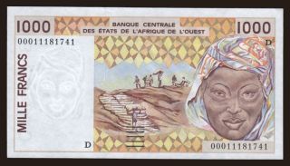 1000 francs, 2000
