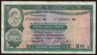 10 dollars, 1972