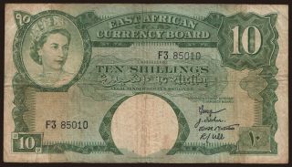 10 shillings, 1958